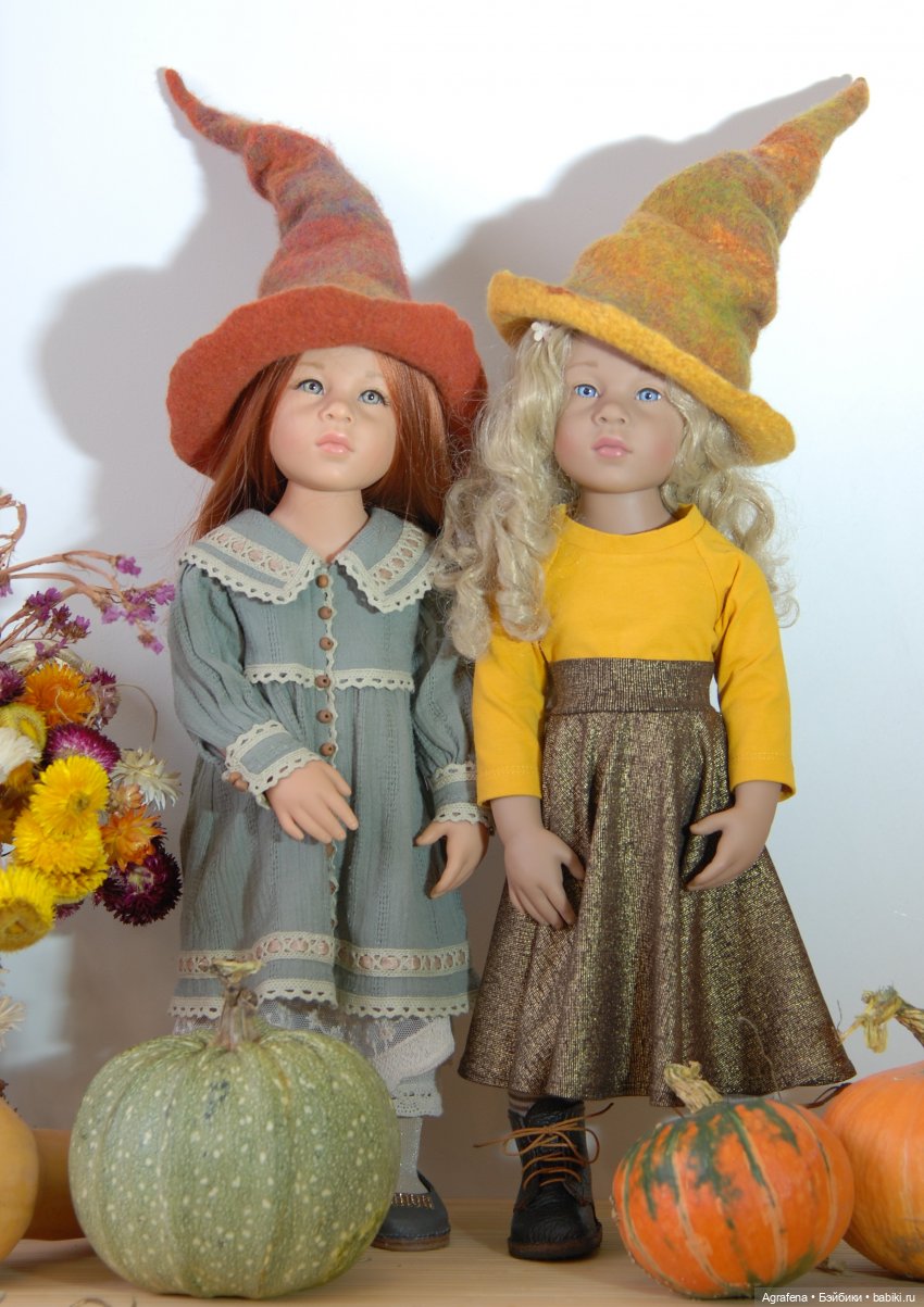 Валяные шляпы для моих кукол