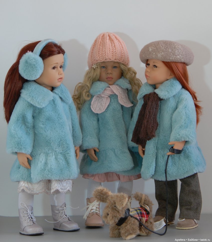 Выгуливаем шубки — Одежда и обувь для кукол своими руками: фото