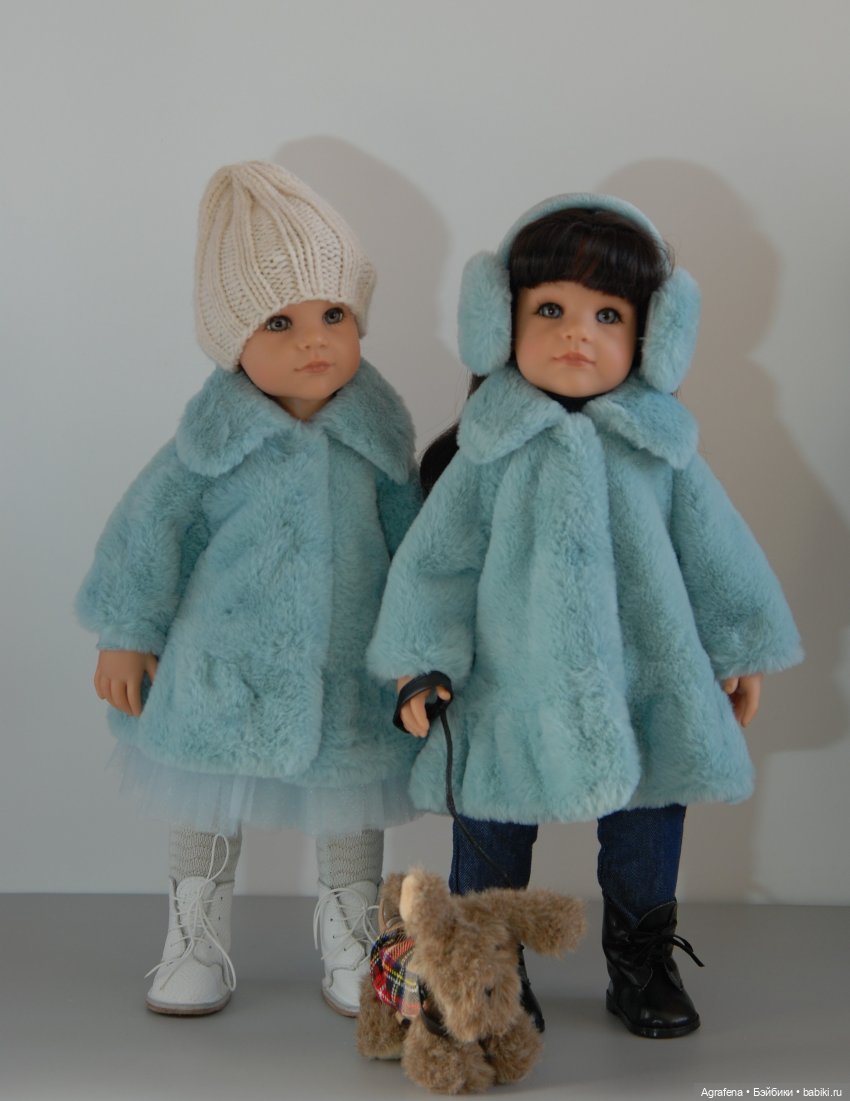 Выгуливаем шубки — Одежда и обувь для кукол своими руками: фото