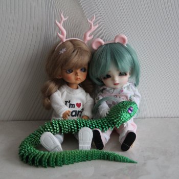 Встречаем Изумрудную Змею)