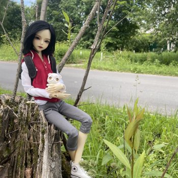 Секретный гость дачи)