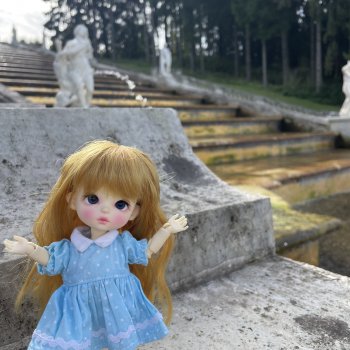 С Машей в Петергоф