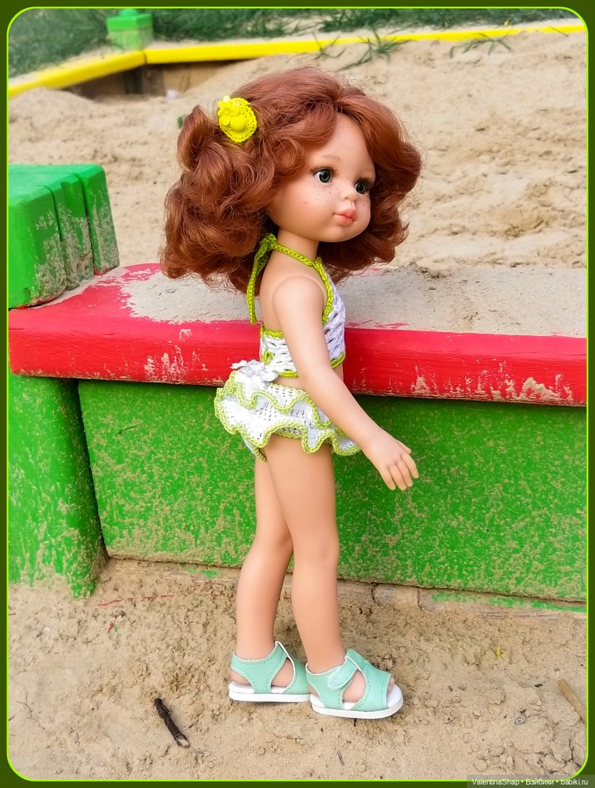 Мастер-класс по вязанию трусиков с рюшами крючком для кукол Paola Reina | Бэйбики Мастер-класс по вязанию трусиков с рюшами крючком для кукол Paola Reina (фото 6)