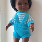 Куколка ГДР, мулатка, клеймо