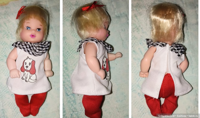 Малышка в одежде