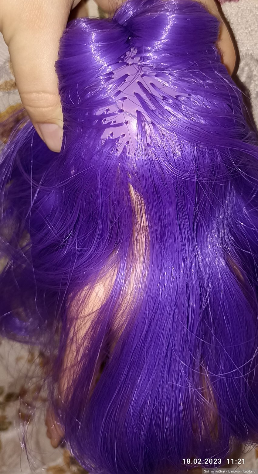 Голова прокрашена