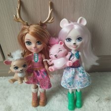 Enchantimals олень и медведь с питомцами