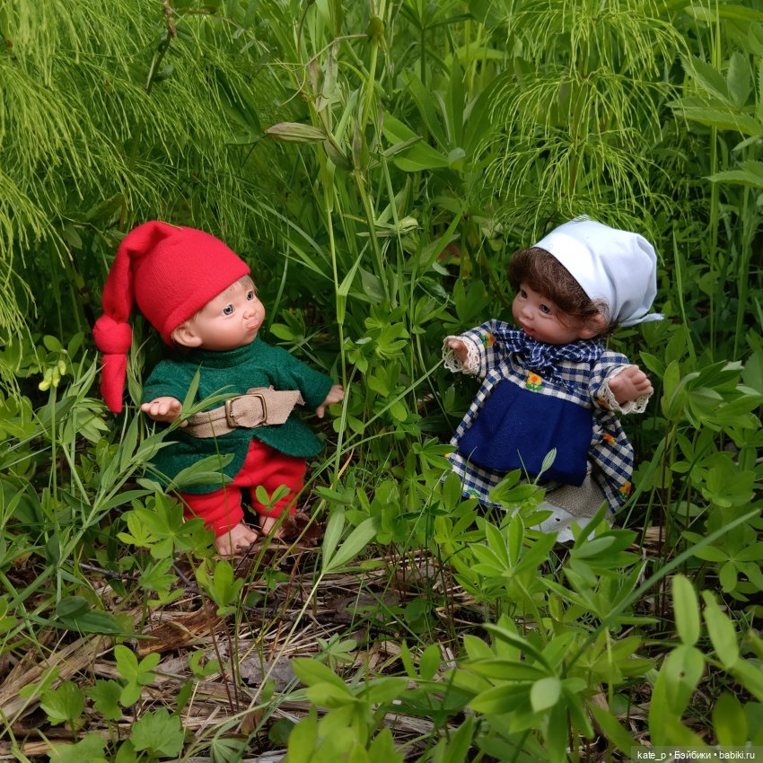 Бука и Луиза, или противоположности притягиваются. Мои гномы Джестито от Lamagic