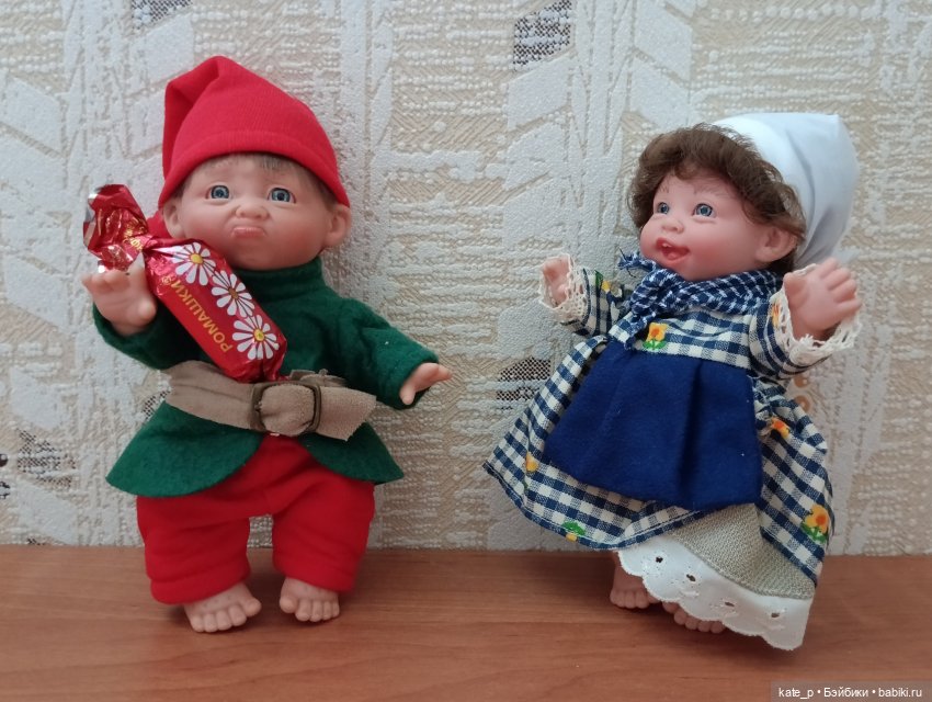 Бука и Луиза, или противоположности притягиваются. Мои гномы Джестито от Lamagic (фото 7)