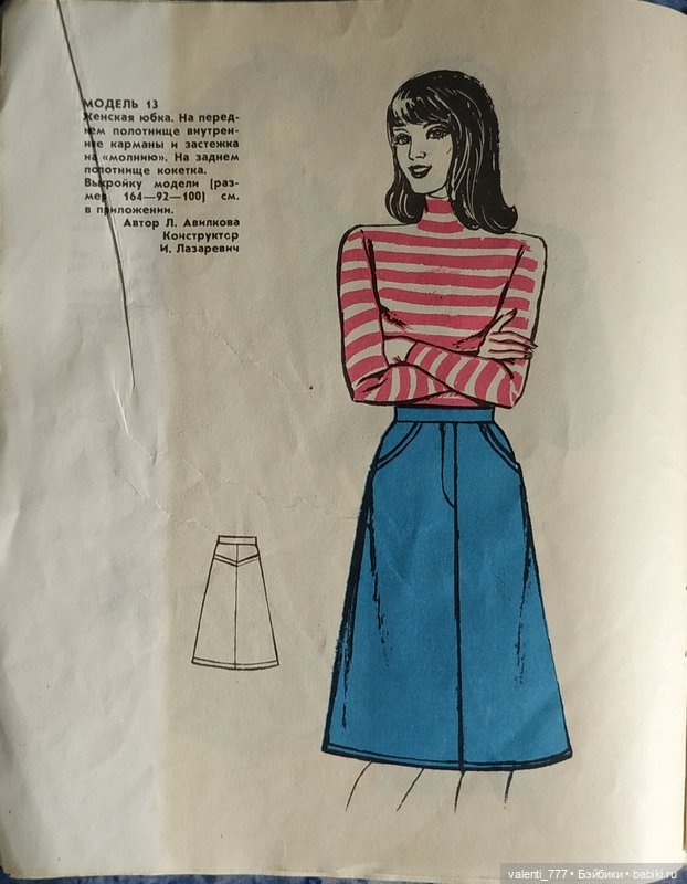 Мода 1984 — Выкройки для Барби и фэшн