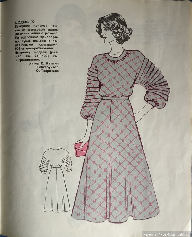 Мода 1984 — Выкройки для Барби и фэшн