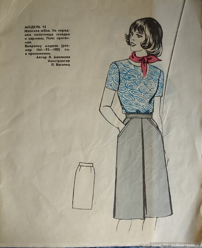 Мода 1984 — Выкройки для Барби и фэшн