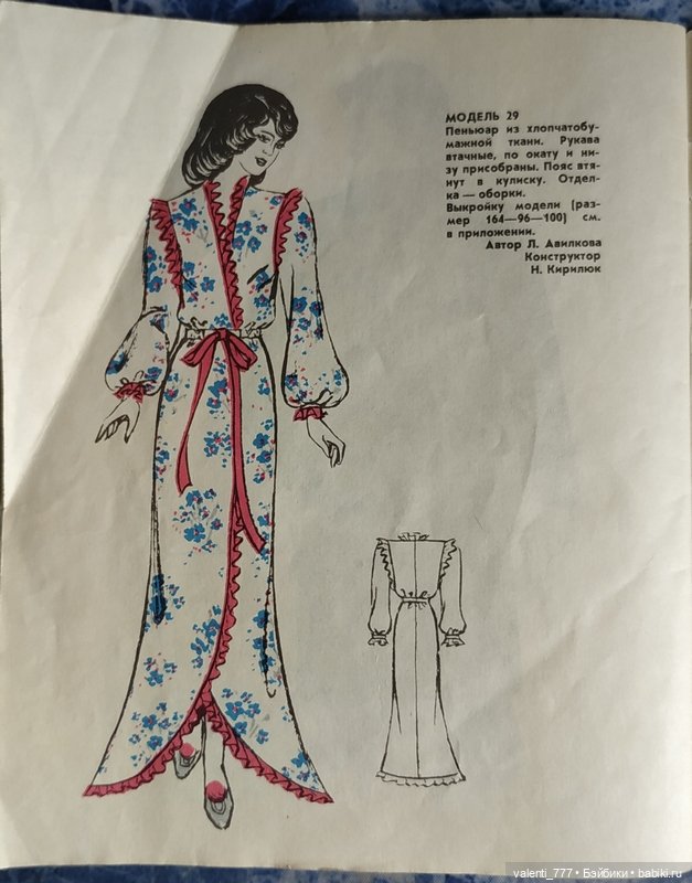 Мода 1984 — Выкройки для Барби и фэшн