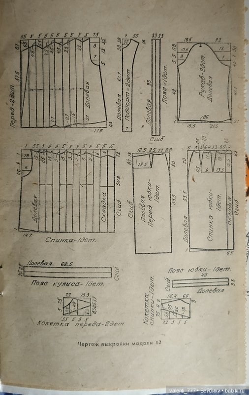 Мода 1984 — Выкройки для Барби и фэшн