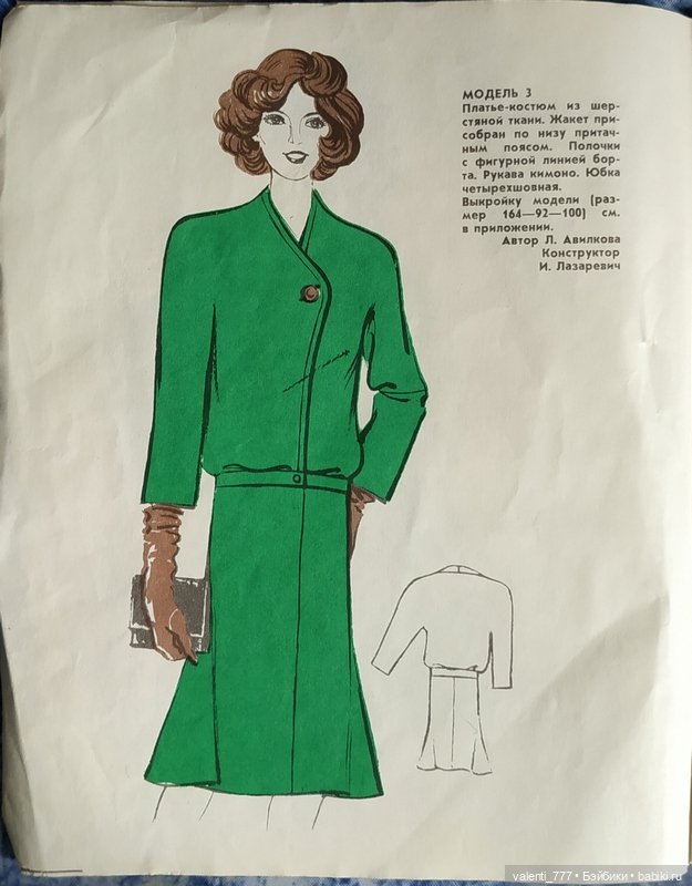 Мода 1984 — Выкройки для Барби и фэшн (фото 4)