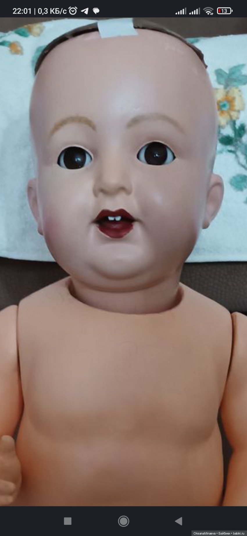 Реставрация антикварной девочки K&R продолжение (фото 2)