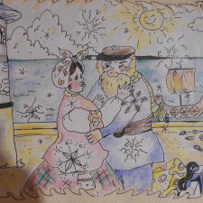 Новогодние открытки с видами нашего Королевства