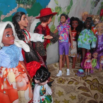 Семья, крестины и гости