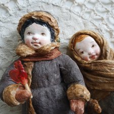 Ватные игрушки Ольги Лад