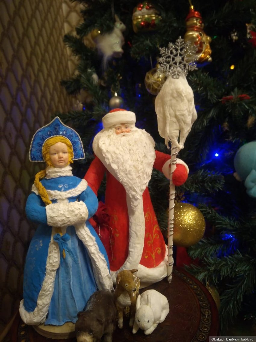 Ватные игрушки Ольги Лад