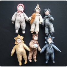 Ретро-малыши из ваты