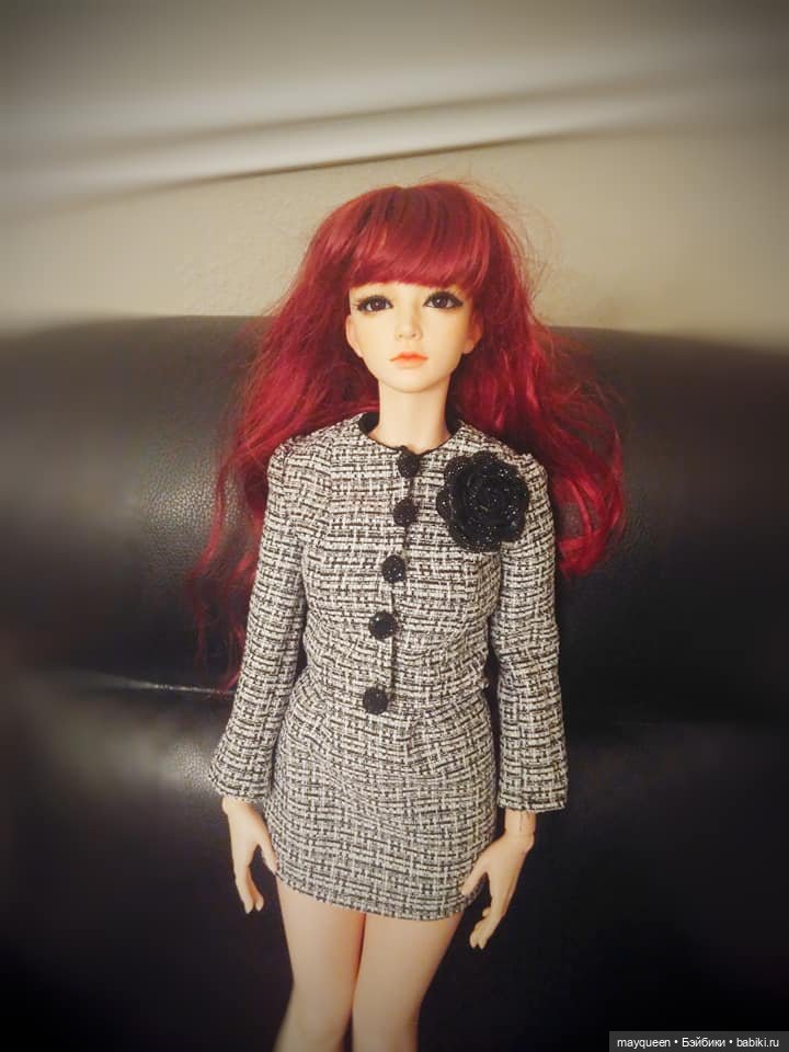 Костюмчик в стиле Шанель — Одежда и обувь для кукол своими руками: фото (фото 3)