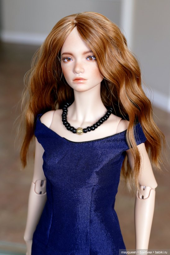 Платье цвета navy для Изабель | Бэйбики Платье цвета navy для Изабель (фото 2)