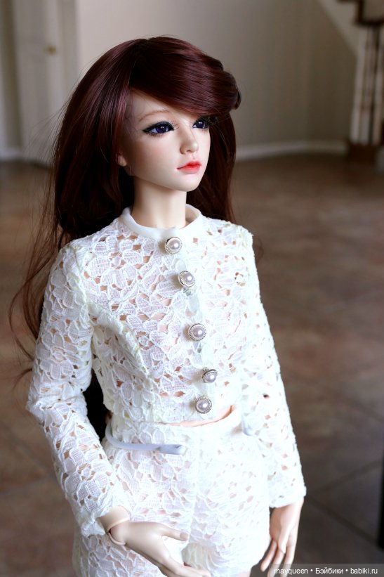 Сшила Аричке кружевной жакет