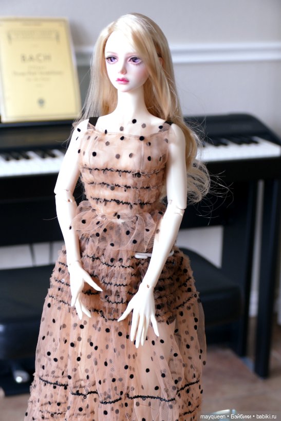 Платье из тюлевой ткани | Бэйбики Платье из тюлевой ткани — Одежда и обувь для кукол своими руками: фото (фото 3)