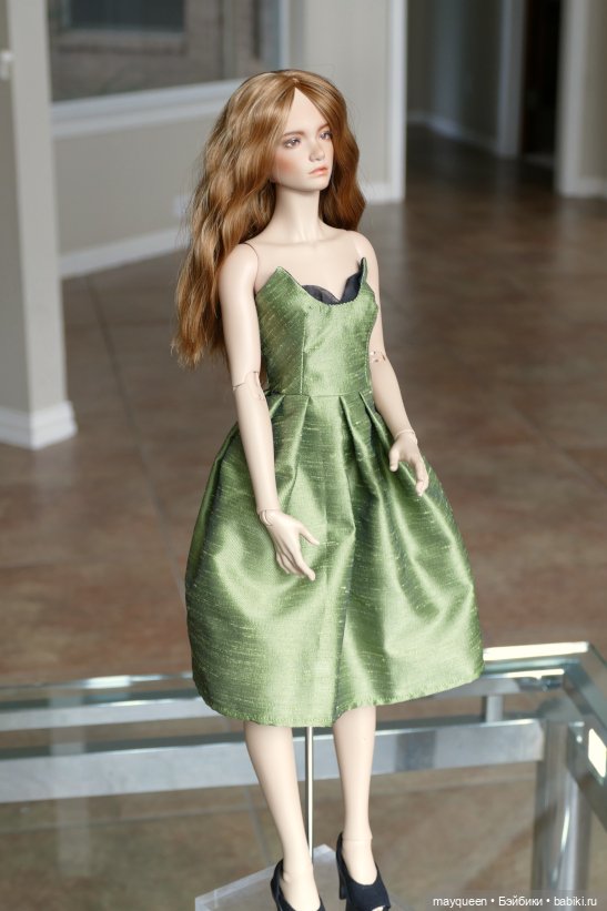 Зелёновое — Одежда и обувь для кукол своими руками: фото