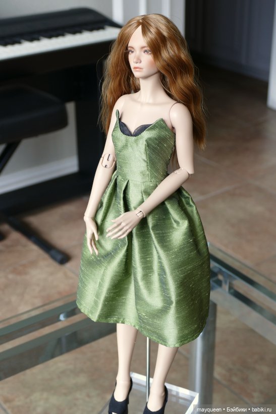 Зелёновое — Одежда и обувь для кукол своими руками: фото (фото 3)