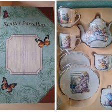 Новый детский  кукольный  сервиз Алиса  Германия редкость