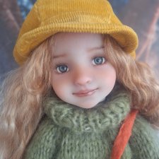 Ruby red ooak Осенняя красавица