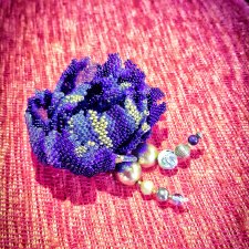 Бисерные брошки