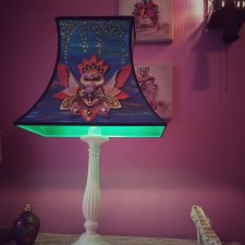 Совиный абажур. Тоже доработанный