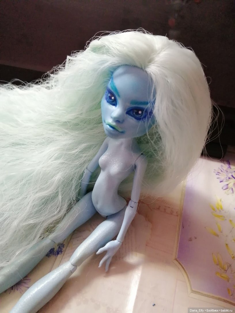 История моих первых ооак с куколками Монстер Хай (фото 4)