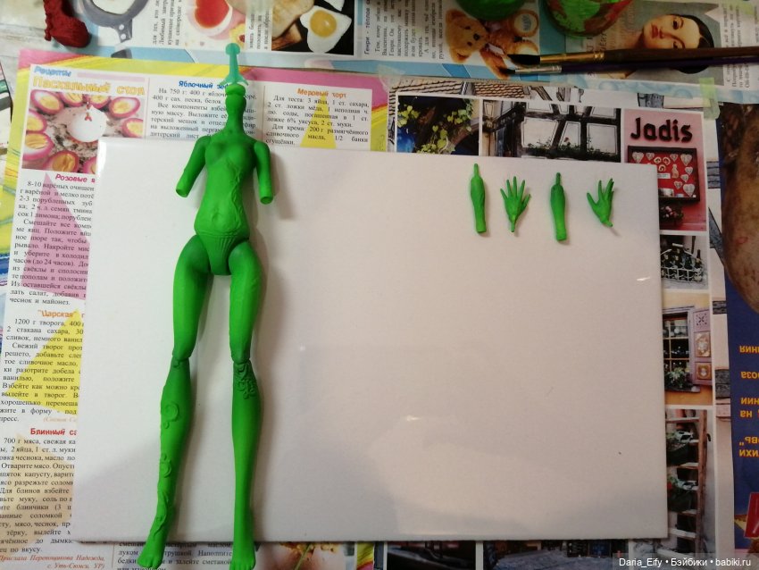 Создание ооак Ядовитого Плюща (фото 4)