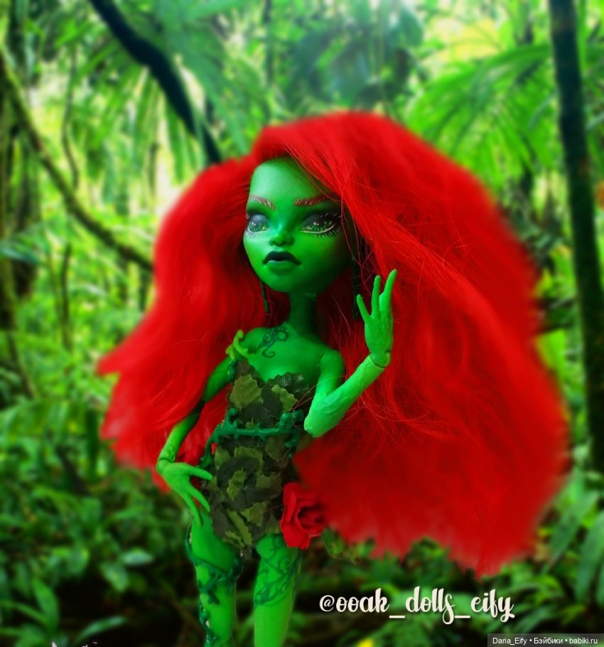 Создание ооак Ядовитого Плюща (фото 8)