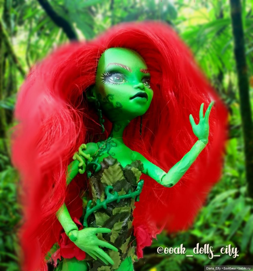 Создание ооак Ядовитого Плюща (фото 9)