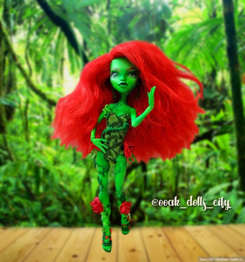 Создание ооак Ядовитого Плюща (фото 7)