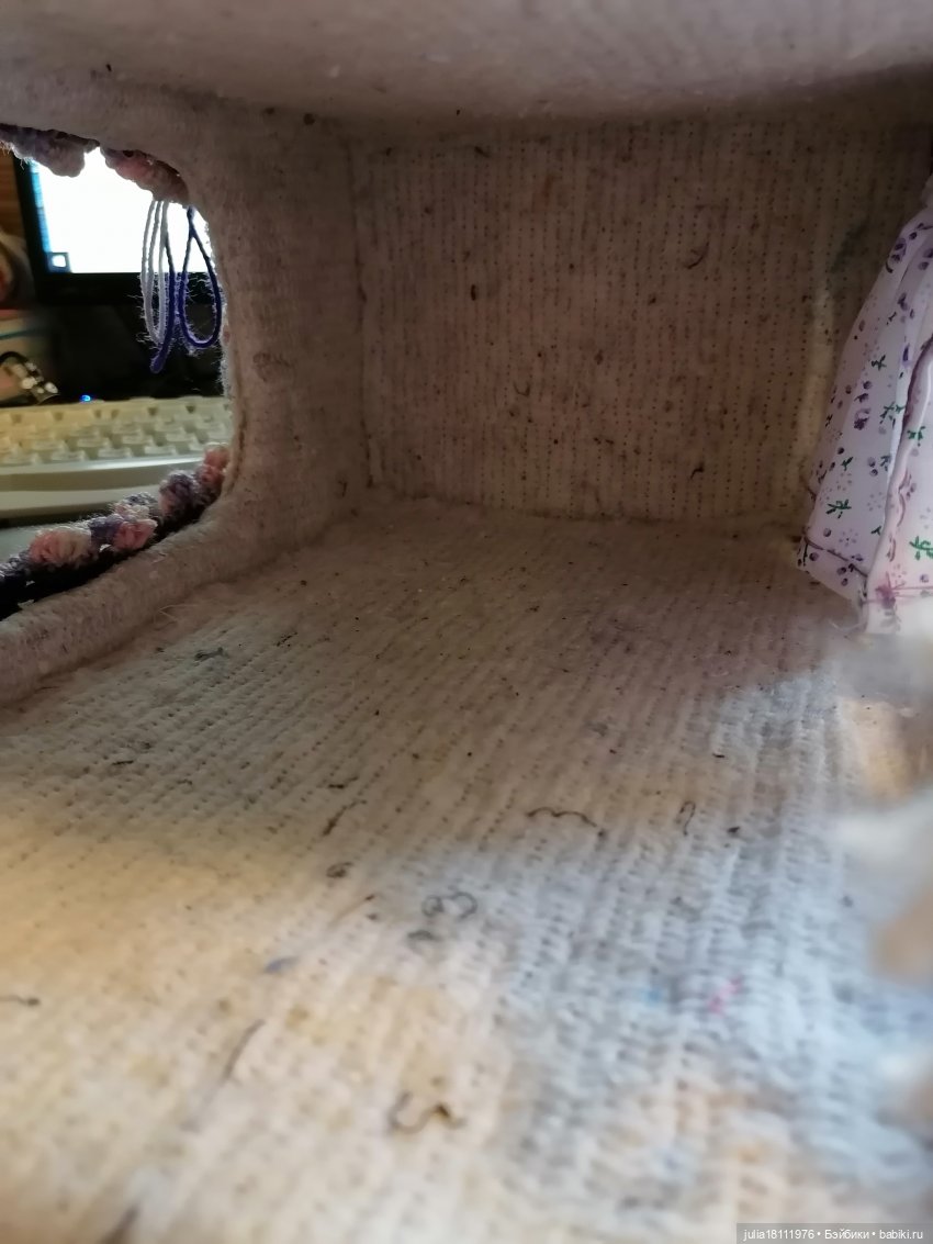 так пространство кроватки выглядит изнутри