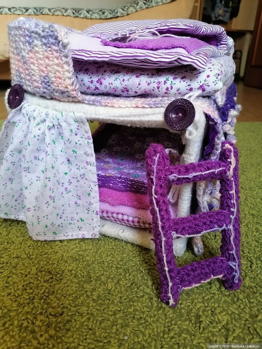 кроватка с лестницей