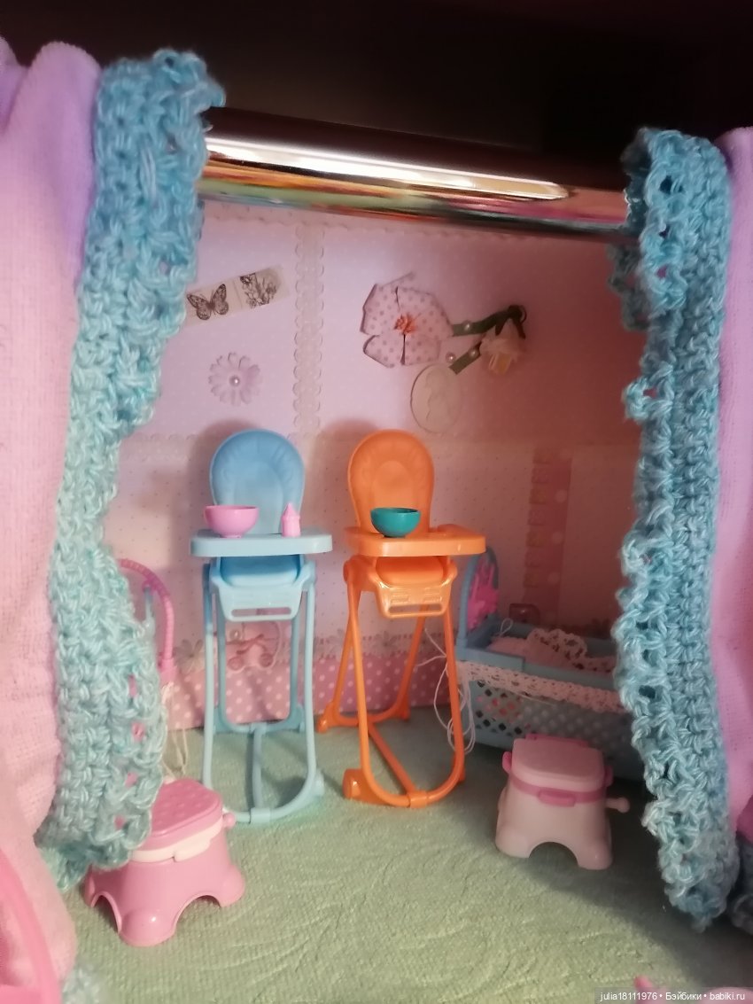 Дом кукол Лавандовый сон. Гардеробная и Лялярум