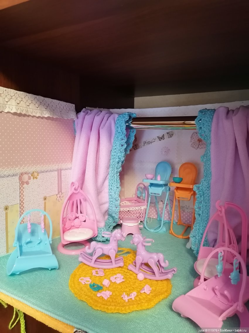 Дом кукол Лавандовый сон. Гардеробная и Лялярум