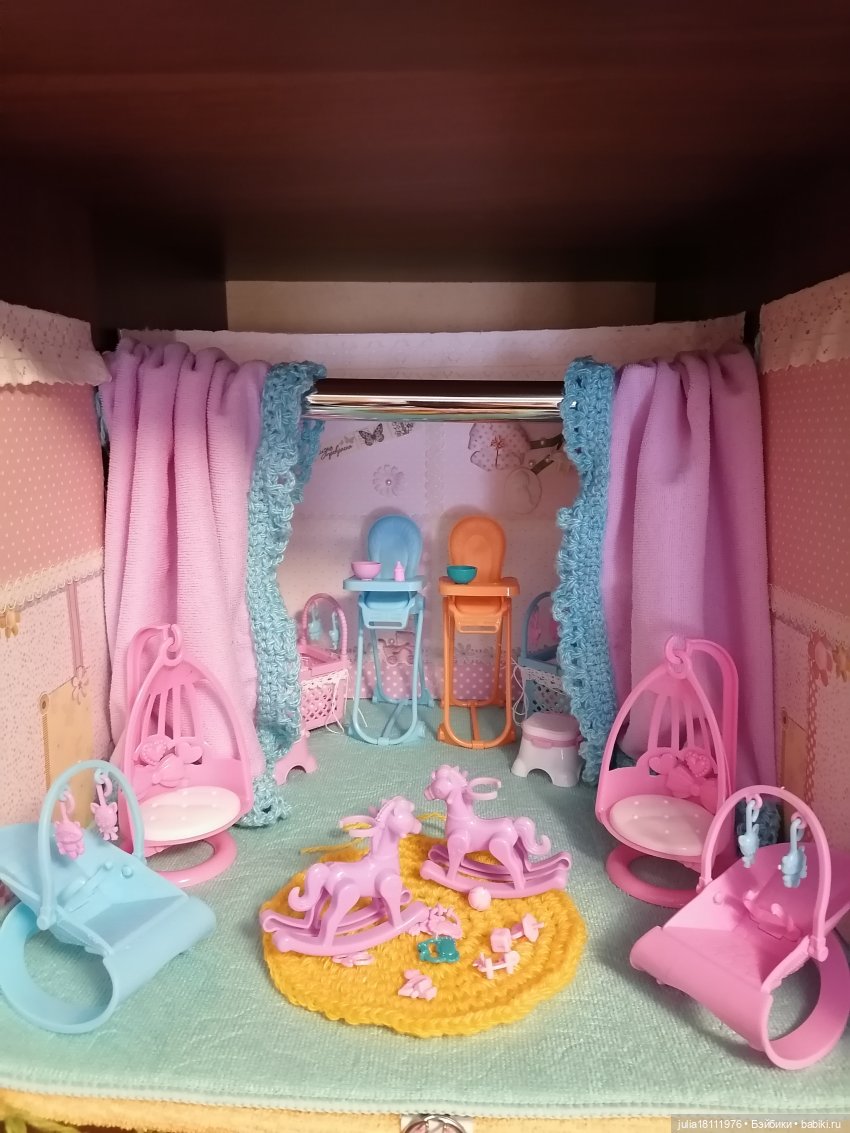 Дом кукол Лавандовый сон. Гардеробная и Лялярум