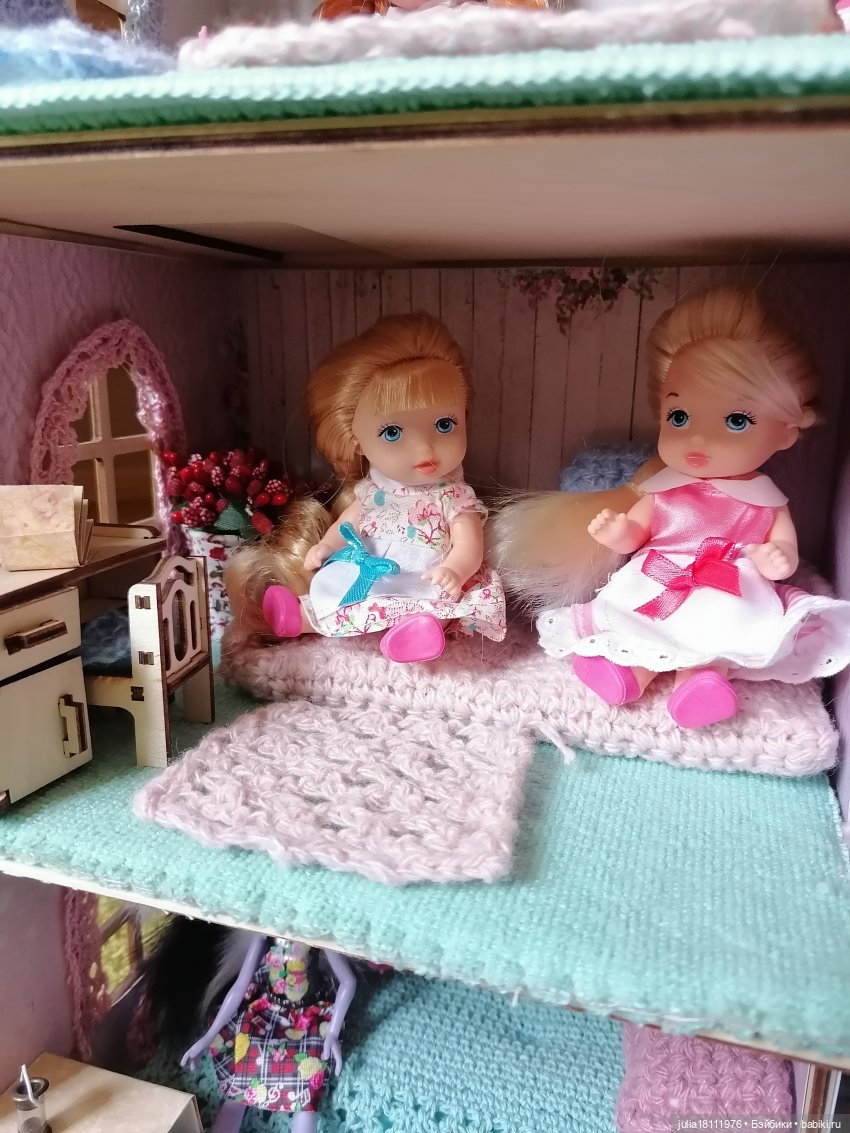 Дом кукол Лавандовый сон. Семейка Пупсиков и мини-куколок. Представление (часть 1)