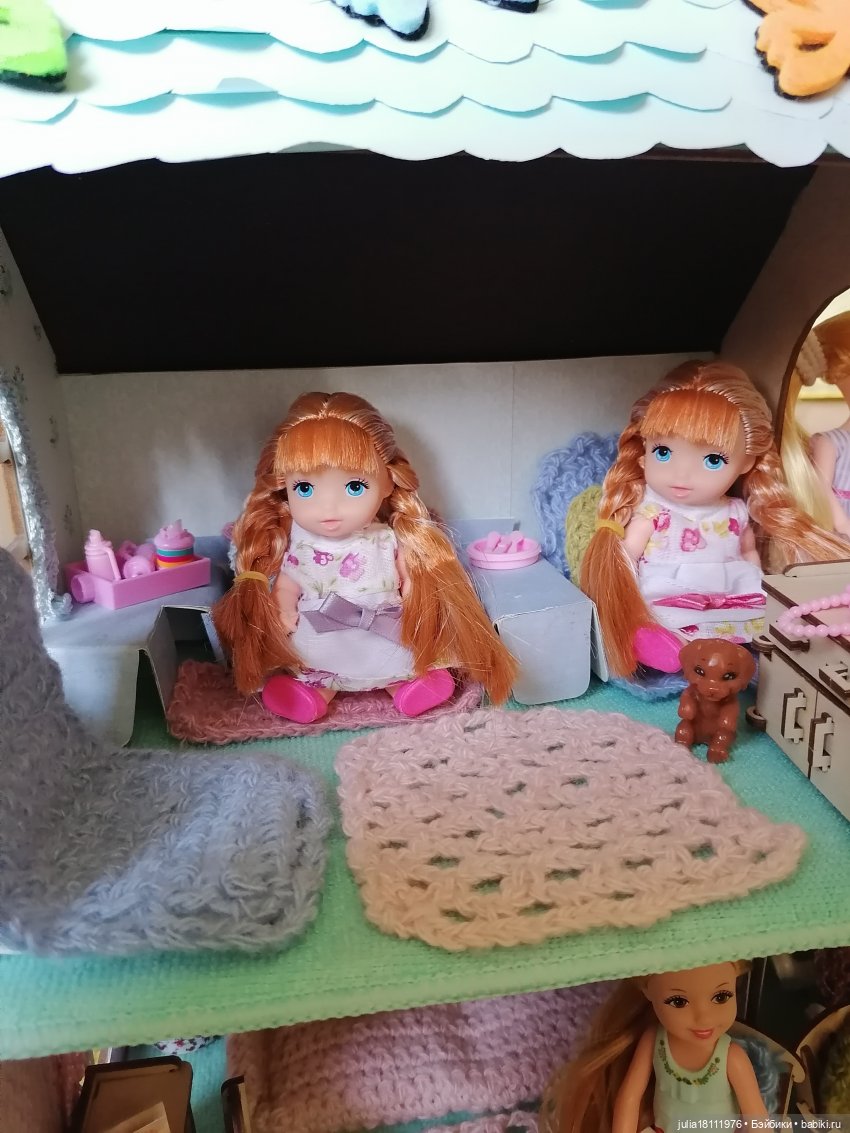 Дом кукол Лавандовый сон. Семейка Пупсиков и мини-куколок. Представление (часть 1)