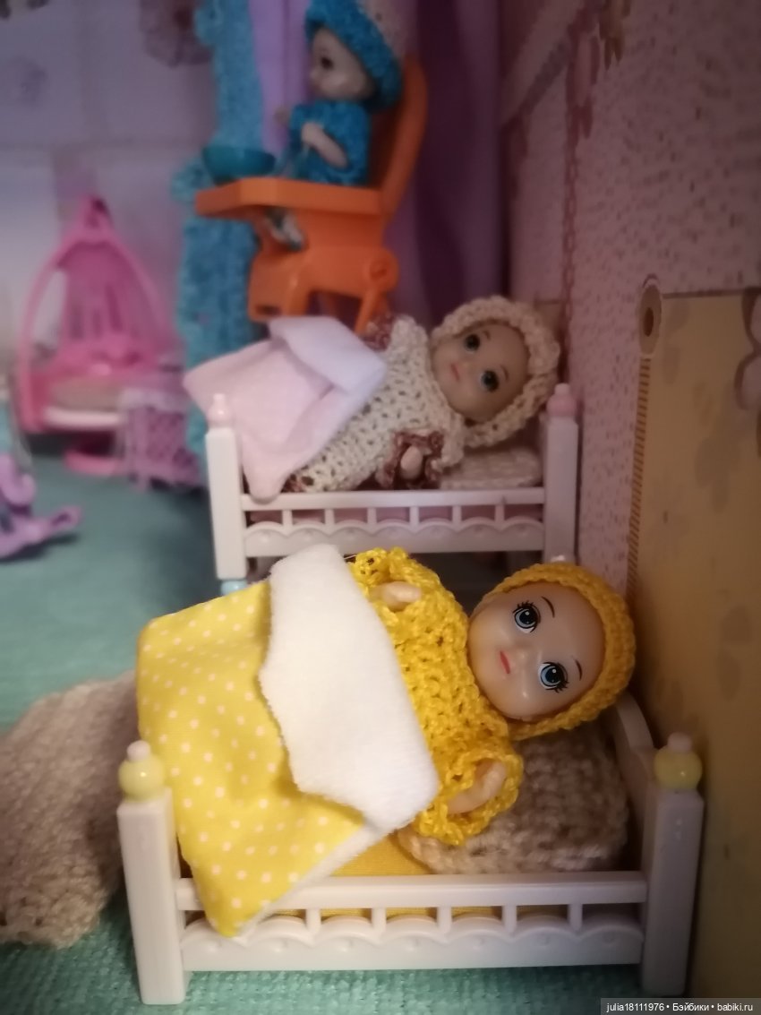Дом кукол Лавандовый сон. Семейка Пупсиков и мини-куколок. Представление (часть 2) (фото 10)