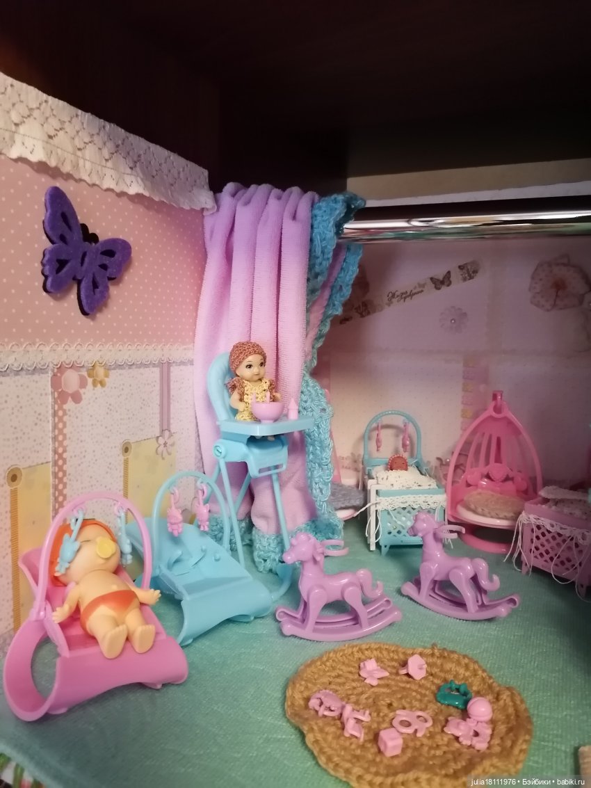 Дом кукол Лавандовый сон. Семейка Пупсиков и мини-куколок. Представление (часть 2)