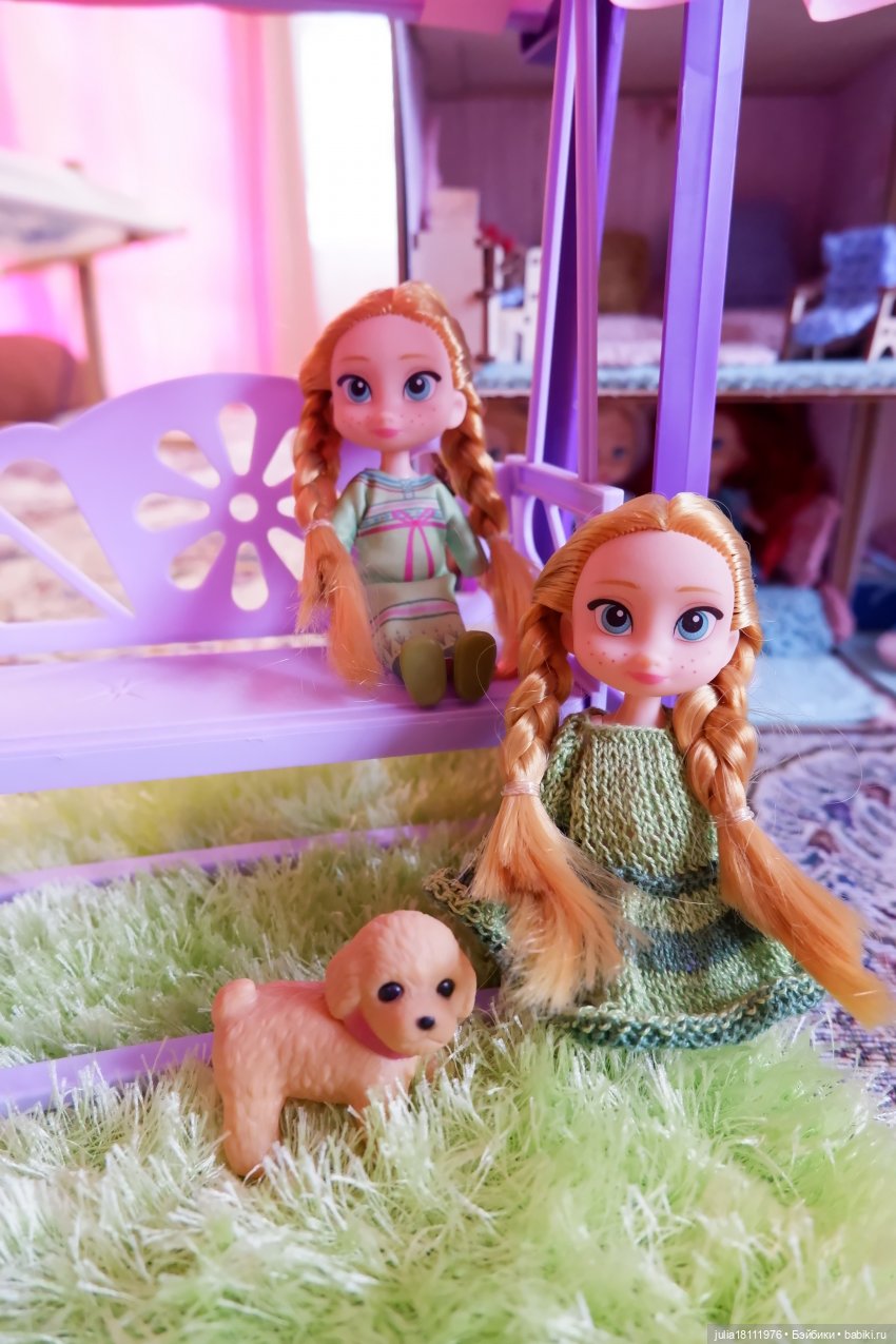 Дом кукол Лавандовый сон. Семейка "мини Дисней" (не Маттел). Представление (фото 10)